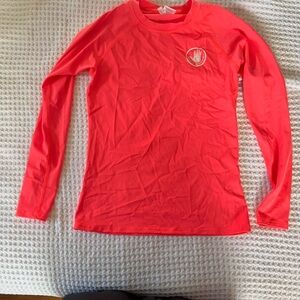 Body Glove Women's Coral Long Sleeve Rash Guard Swim Tee